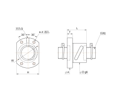 可选配螺帽FSBW
